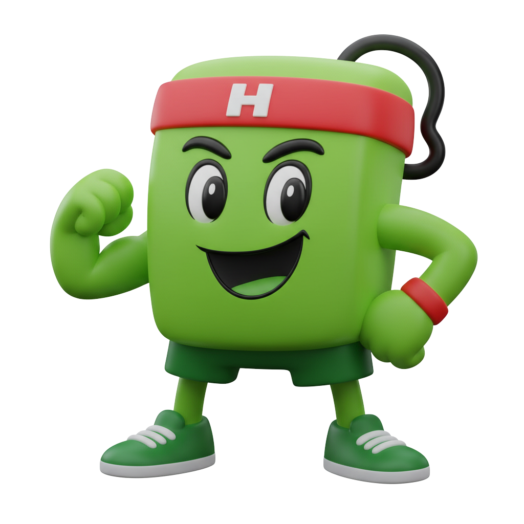 Sporty AI Assistant mascot